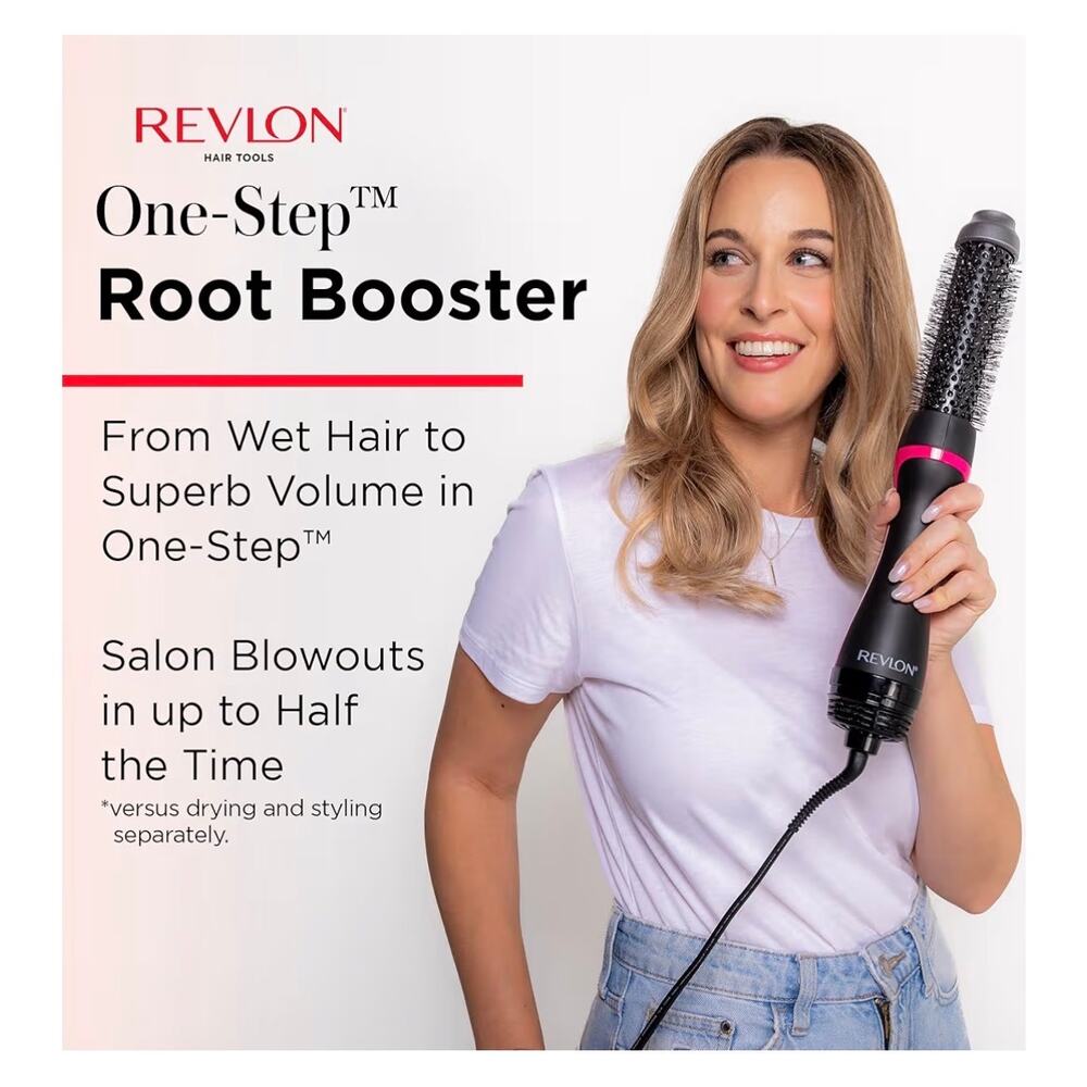 Open box REVLON One-Step Hair Dryer and Styler - Root Booster Round Brush - Picture 4 of 10